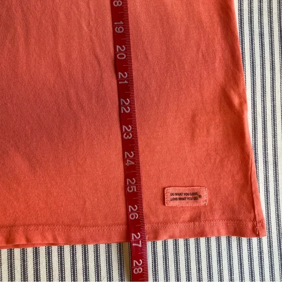 Life is Good Women’s Orange/Mango Short Sleeve T-Shirt, Keep It Simple, Size XL - Picture 8 of 10